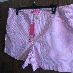 Lilly Pulitzer Kelly shorts size 16 pink NWT